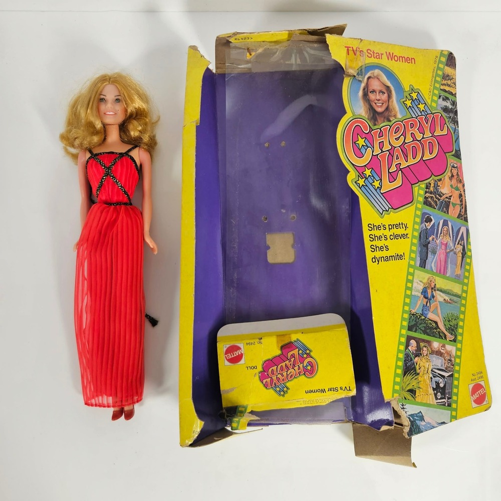 Vintage 1978 Mattel Cheryl Ladd TV's Star Women 11.5" Fashion Doll with Box